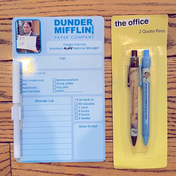 The Office magnetic dry erase memo board and set of two pens - Picture 1 of 2